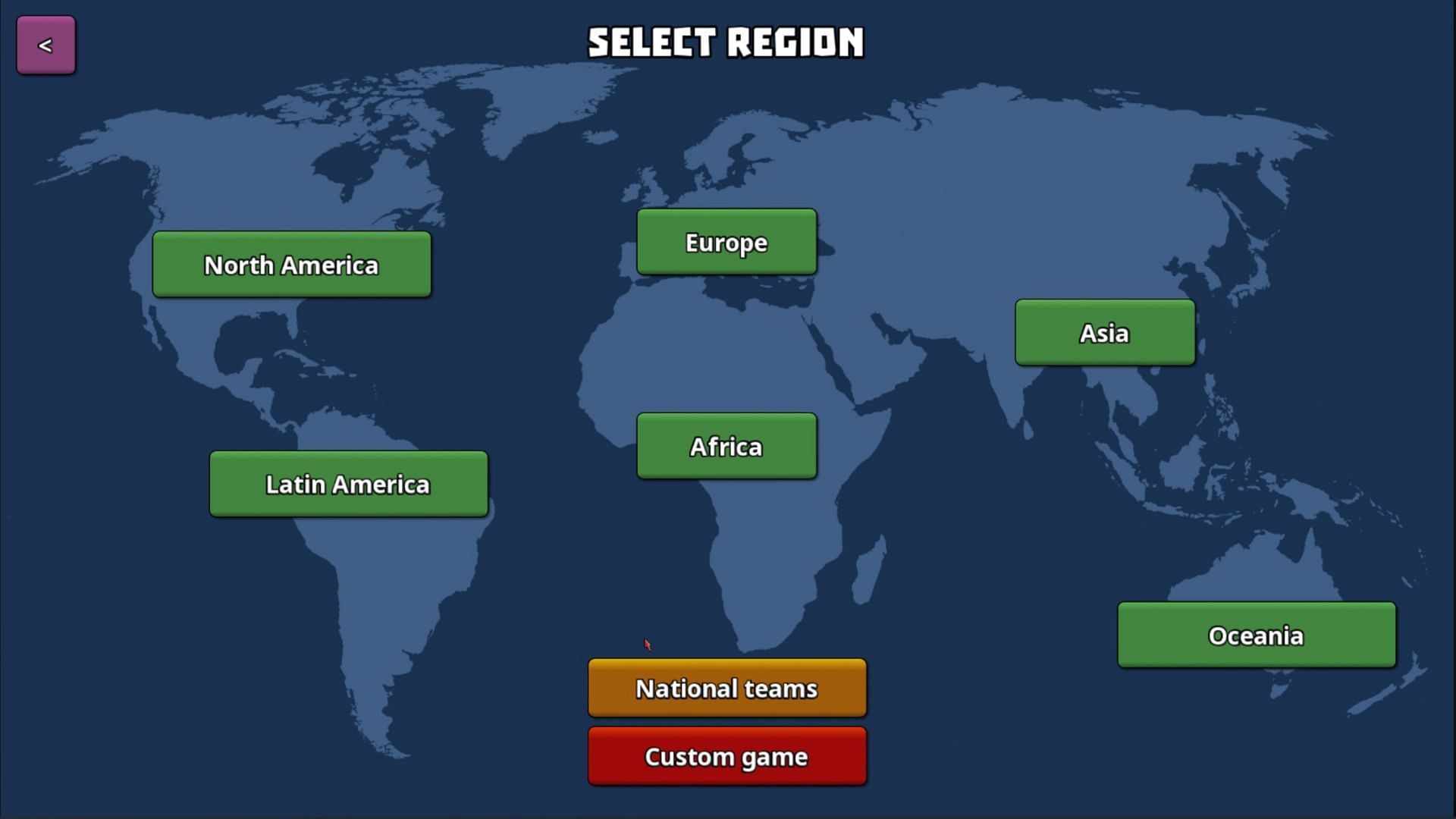 There are plenty of regions and teams to pick from, don't worry about that (Image via Bigosaur)